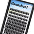 120pcs D Curl Individual Wide Stem Cluster DIY Eyelashes Extensions - Mixed Lengths for Dramatic Volume