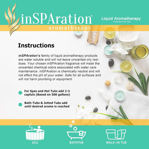 inSPAration Spa and Bath Aromatherapy 106X Liquid, 9-Ounce, Romance