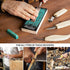 Hutsuls Leather Strop Block with Compound - Non-Slip Leather Stropping Block & Step-by-Step Guide for Razor-Sharp Edges