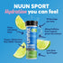 Nuun Sport + Caffeine Electrolyte Tablets, Fresh Lime, 8 Pack (80 Servings)