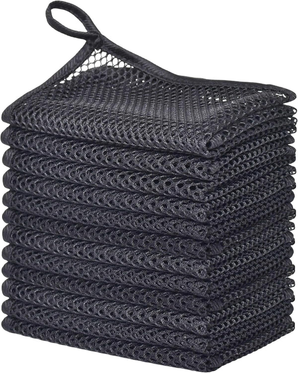 VIcolour Premium Mesh Dish Cloths for Kitchen, Quick Drying Kitchen Dish Washing Net
