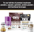 Om Mushroom Superfood Lion's Mane Gummies - USA Grown Organic Mushrooms for Memory, Focus & Mood Support