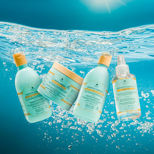 Nature Spell Hair Shampoo for Growth, Infused with Ayurvedic Herbs, Vegan & Sulphate-Free, 10.14 Fl Oz