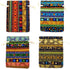 12pc Egyptian Style Jewelry Coin Pouches - Aztec Print Drawstring Gift Bag Party Accessories (12)
