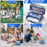 Portable Travel First Aid Kit, 143 Pieces All-Purpose Emergency Kit for Home, Car, Diaper Bag, Camping & Hiking
