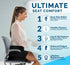 100% Tailbone ComfiLife Premium Comfort Seat Cushion - Non-Slip Orthopedic Memory Foam Coccyx Cushion for Pain