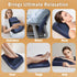 Joyset 3D Back Massager for Back Pain Deep Tissue, Shiatsu Lower Back Neck Massager with Heat, Kneading Massage Pillow