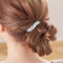WHAVEL 2PCS Crystal Hair Barrettes for Women, Rhinestone Hair Clips French Barrette Wedding Accessories