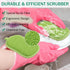 24 Pack Multi-Purpose Non-Scratch Microfiber Scrub Sponges for Reusable Dish Cleaning, Heavy Duty Scouring Power (Green)