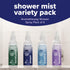 Pack, 100% 4 Pack (8oz) MOXE Aromatherapy Shower Mist Variety Eucalyptus, Lavender, Breathe and Dream, Spa Steam Spray