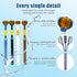 Lnncdsc 4-Piece Set 3-Sided of toothbrushes Adults, Extra Soft toothbrushes for Adults, Medium Toothbrush