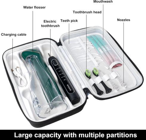 Water Flosser, Portable Dental Oral Irrigator, Black