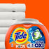 Tide PODS Liquid Laundry Detergent Soap Pacs, 4-n-1 Ultra Oxi, HE Compatible, 57 Count