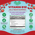 Methylated Vitamin B12 Jelly Bean Gummies for Adults, 120 Jelly Beans, Brain Health and Energy Booster
