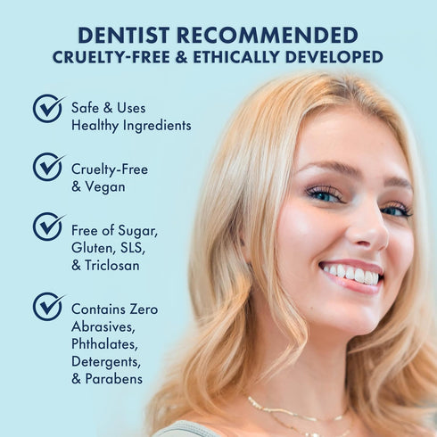 Teeth Whitening Strips, Results in 14 Days, Enamel Safe for Sensitive Teeth, Coconut Oil & Hydrogen Peroxide