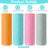 xozeooeu 4 80 10"x10" Rolls Microfiber Cleaning Cloth - Sheets Total, Tear-Away Reusable Paper Towels, Super Absorbent