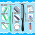 20Pcs Disposable Toothbrushes with Toothpaste and Comb, Travel Kit for Guests, 5 Colors, Individually Wrapped