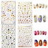 TailaiMei 1500 Pcs Halloween Nail Decals Stickers - 12 Sheets Self-Adhesive DIY Nail Art Tips Stencil for Halloween