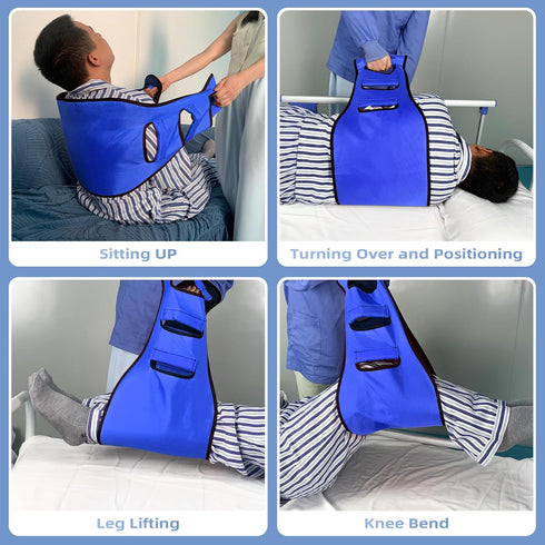 Transfer Sling, Lift Assist Gait Belts for Seniors, Transfer Belt for Elderly and Disabled, Bed Assist Mobility Belt