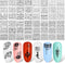 Flower Nail Stickers for Nail Art, 3D Self Adhesive Black Flower Leaf Nail Designs, 48 Styles for Women