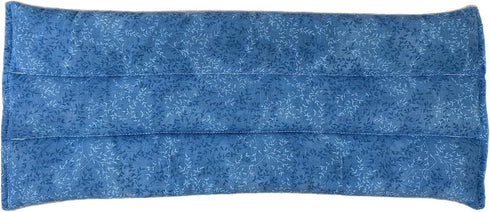 SacksyThyme Microwave Heating Pad for Back, Neck, Menstrual Cramps, Hot Moist Microwavable Therapy Pack - Blue