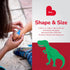 BioSwiss Bandages - Dinosaur Shaped Self Adhesive Bandage, Latex Free, 50 Count