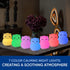 RAINLAX 4-7-8 3 1 Mindfulness 'Breathing Owl' | Guided Visual Meditation Breathing Light | in Device with Night Light