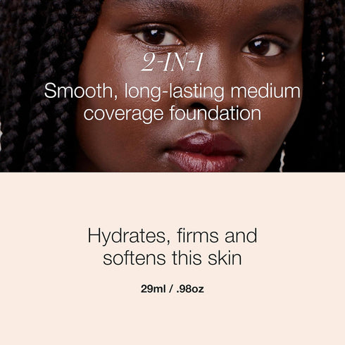 RMS Beauty ReEvolve Natural Finish Foundation - Refillable Liquid Foundation Face Makeup, Skin Tint Pump