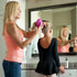 Knot Genie Detangling Hair Brush for Kids (Pink Relief) | Perfect for Curly Hair, Gently Separates Tangles, Leaves Hair