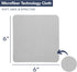 SPUDZ 12 Pack Microfiber Cleaning Cloths, Large 6" x 6" Inches