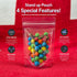 Mylar Bags 4”x6” - Pack of 100 Clear Smell Proof Mylar Ziplock Bags, Resealable and Heat Sealable for Food Storage