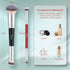 Makeup Brushes Dual-ended Foundation Brush - START MAKERS 2-in-1 Concealer and Eyeshadow Brush for Liquid and Powder