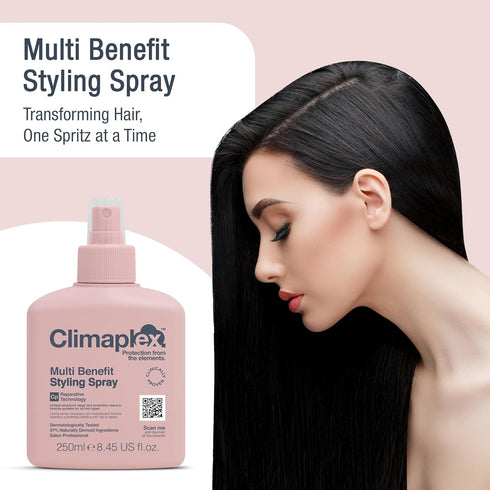 Multi Benefit Styling Spray, Anti-Humidity Frizz Control, Infused with Coconut, Avocado & Shea Butter