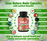 Organic Amla Capsules 2250mg & Arjuna, Garlic | 120 Caps | Natural Vitamin C Supplements, High Antioxidants, Supports