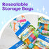 Kids Flossers 4 Pack (200 Total), Cute Animal Shapes, Floss Picks for Kids, Bubble Gum Flavored