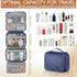 Elviros Toiletry Bag Hanging Travel Organizer for Men and Women, 3 in 1 Multifunctional Large Makeup Cosmetic Case