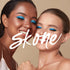 Skone Cosmetics Gems Eye Shadow, Highly Pigmented Longwear Eye Makeup, Single Shimmery Blue Eyeshadow - Ultra-Blendable
