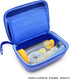 CASEMATIX Blue Travel Case Bag - Compatible with Asthma Inhaler, Masks, Spacer Chamber, CASE ONLY
