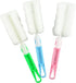 Honbay Pack of 3 Dismountable Long Handle Bottle Brushes, Baby Bottle Cleaner Brush, Kitchen Washing Tools