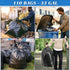 LONGOMA 33 110 Count 1.7 32" 40" 30 31 32 Commercial Gallon Trash Bags, Heavy Duty Garbage Bags MIL, x Large Black Can