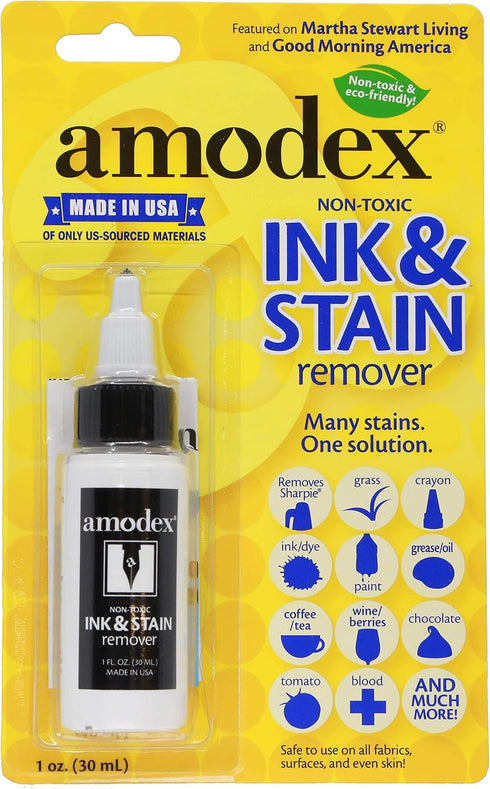 Amodex Ink & Stain Remover, 1oz Bottle