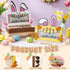 Yeyeplum 8 Set Pcs Easter Bunny Money Holder Wooden Money Holders Cash Gift Holder with Bunny Egg Chick Designs Box