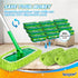 KEEPOW Reusable Dry Sweeping/Wet Mopping Cloths, Compatible with Swiffer Sweeper, 6-Pack Washable Microfiber