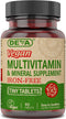 DEVA Vegan Iron-Free Multivitamin & Mineral Supplement, 90 Tiny Tablets with Vitamin C, D2, E & B-Complex