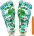 Acupressure Reflexology Socks for Women & Men - Foot Massage Five Toe Separate Socks with Cotton Reflexology Charts &