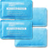 Reusable Hot and Cold Gel Soft Ice Packs - 4 Pack Large Gel Ice Pack for Pain Relief, 10 x 5