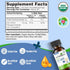 Wellements Organic Iron Drops for Newborn+ Babies (1 Fl Oz) - Cherry Flavor Liquid Iron Supplement for Infants -
