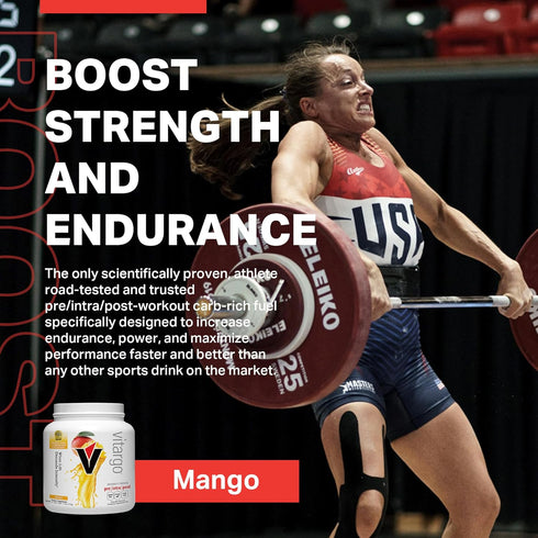 Vitargo Carbohydrate Powder | 1 LB Mango Pre Workout & Post Workout | Feed Muscle Glycogen 2X FASTER