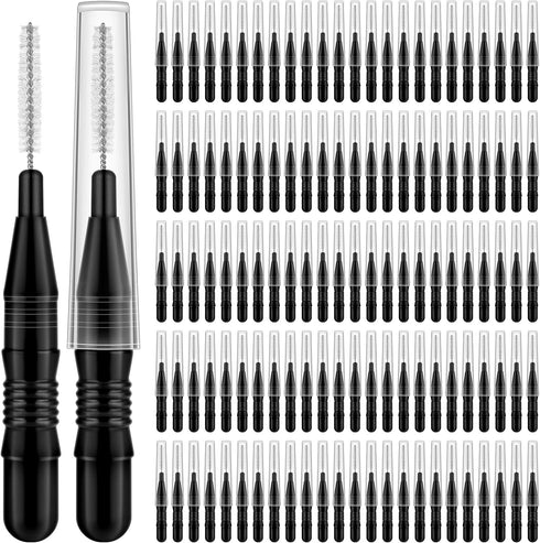 120 Pieces Braces Flossers, 360° Bendable Oral Dental Hygiene Tool, Toothpick Dental Flossing with Soft Bristles