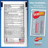 Stopain Pain Relief Clinical Gel Packets, 50 Pack, USA Made, Max Strength with MSM, Glucosamine, Menthol